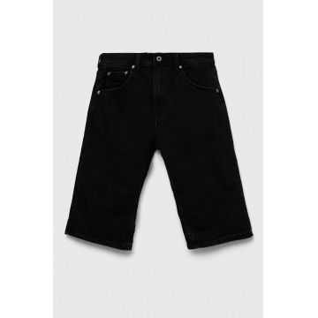 Pepe Jeans pantaloni scurti jeans talie reglabila