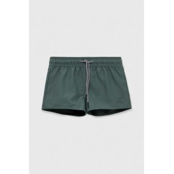 Protest pantaloni scurti copii PRTEVI JR culoarea verde, cu imprimeu, talie reglabila