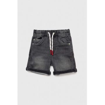 zippy pantaloni scurti copii culoarea gri, neted zippy pantaloni scurti copii culoarea gri, neted