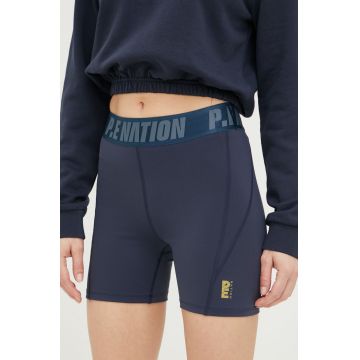 P.E Nation pantaloni scurți de antrenament Backcheck femei, cu imprimeu, high waist