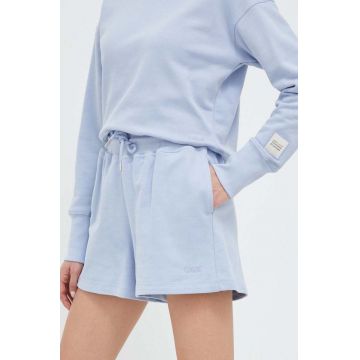 Casall pantaloni scurti din bumbac neted, high waist