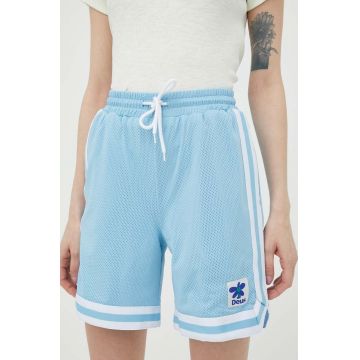 Deus Ex Machina pantaloni scurti femei, neted, high waist