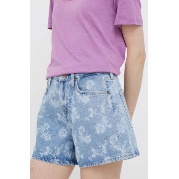 Pepe Jeans pantaloni scurti femei, modelator, high waist