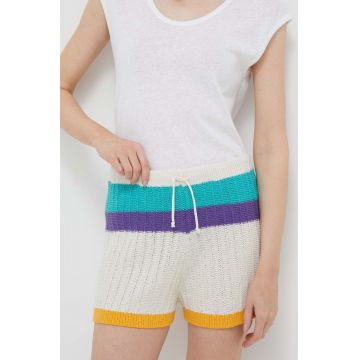 United Colors of Benetton pantaloni scurti femei, modelator, high waist